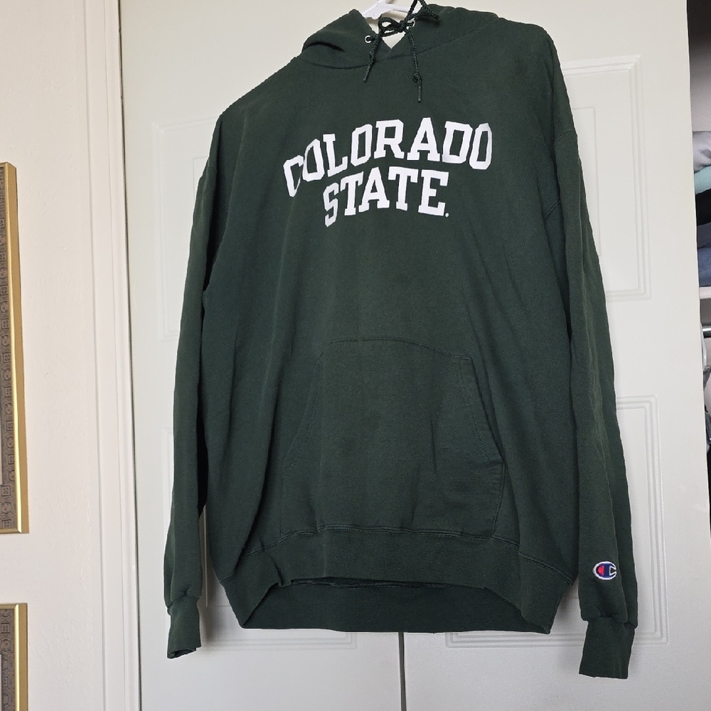 Champion Dark Green Colorado State Men's Hoodie